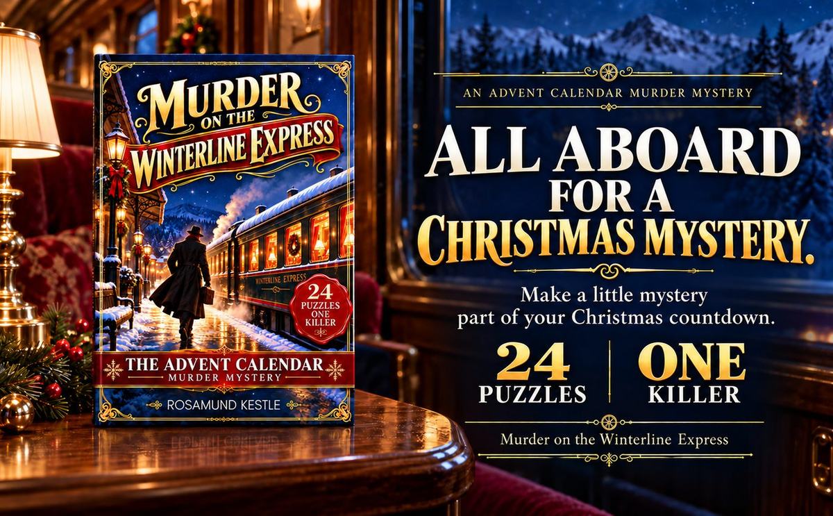All aboard for a Christmas mystery: 24 puzzles, one killer